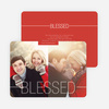 Blessed Christmas Cards - Red