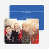 Blessed Christmas Cards - Blue