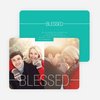 Blessed Christmas Cards - Blue