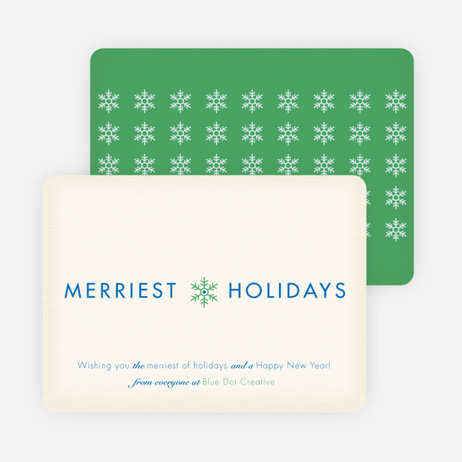 Merriest Holidays - Green