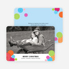 Festive Circles Holiday Photo Cards - Tomato Red