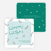 Holiday Cards for Sending Warm Wishes - Green