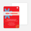 Snowflake Holiday Party Invitations - Bright Red