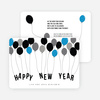 New Year Balloons - Blue
