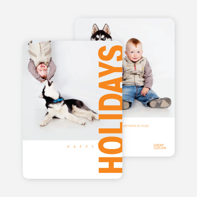 Gifts of the Holidays Cards - Orange