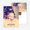 Happy Holiday Banner - Brown