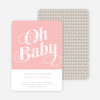 Oh Baby Pattern - Pink