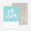 Oh Baby Pattern - Blue