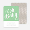 Oh Baby Pattern - Green