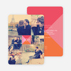 Shapes of Joy Modern Holiday Cards - Red