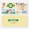 Wreath of Joy Holiday Cards - Yellow