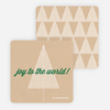 Joy to the World Christmas Cards - Green