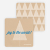 Joy to the World Christmas Cards - Blue