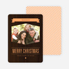 Classic Banner Holiday Photo Cards - Citrus Zing
