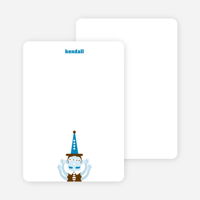 Stationery: ‘Abracadabra!’ cards. - Cyan