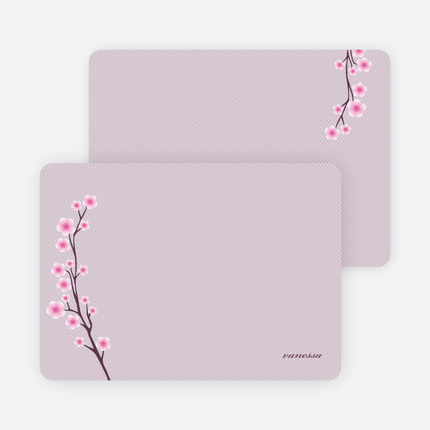 Cherry Blossom Spring - Royal Purple