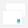 Dragon Flashcard - Cornflower Blue