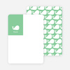 Moby Dick Whale Stationery - Mint Green