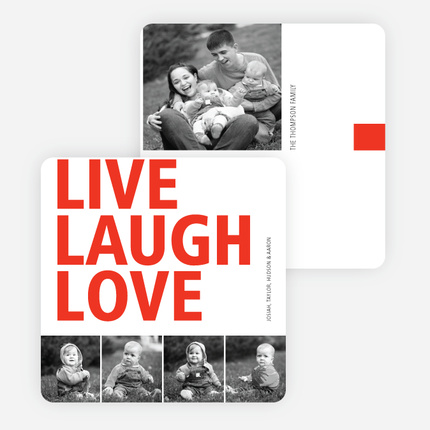 Live, Laugh & Love - Red