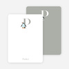 P Penguin Monogram Stationery - Ice Blue