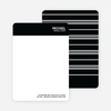 Bold Type Named Stationery - Black