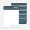 Bold Type Named Stationery - Cool Gray