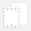 Note Cards: ‘Light of the Cross Baptism Invitation’ cards. - Gray