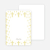 Note Cards: ‘Light of the Cross Baptism Invitation’ cards. - Yellow