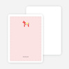 Notecards for the ‘Quilted Horse’ cards. - Pink