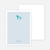 Notecards for the ‘Quilted Horse’ cards. - Baby Blue