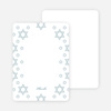 Notecards for the ‘Star of David Border’ cards. - Teal