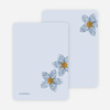 Personal Stationery for Spriograph Flowers Bridal Shower Invitations - Slate Blue