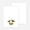 Stationery: ‘Nesting Robins’ cards. - Cadet Blue