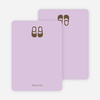 Thank You Card for Boys’ Shoes Modern Baby Announcement - Wisteria