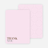 Thank You Card for Celebrate Good Times Invitation - Blush