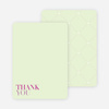 Thank You Card for Celebrate Good Times Invitation - Magenta