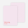 Thank You Card for Celebrate Good Times Invitation - Coral