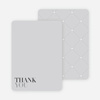 Thank You Card for Celebrate Good Times Invitation - Silver Grey