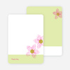 Thank You Card for Spriograph Flowers Bridal Shower Invitations - Fuschia