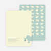 Thank You Card for The Time is Now Baby Shower Invitation - Sage