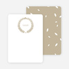 Wreath Stationery - Brown