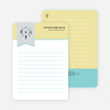 Artistic Tools Personal Stationery - Yellow