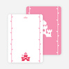Princess Notecard - Raspberry Red