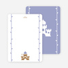 Note Cards: ‘Princess Birthday Invitation’ cards. - Beige Brown
