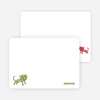 Note Cards: ‘Simply Tiger’ cards. - Olive Green