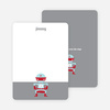 Notecards for the ‘Red Avenger Returns’ cards. - Silver