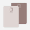 Personal Stationery: Antique Border - Mauve