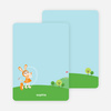 Stationery: ‘Girl Golfer’ cards. - Papaya Orange