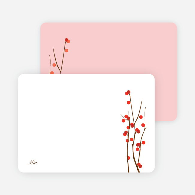stationery holiday berries cards paper culture stationery holiday