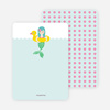 The Little Mermaid Notecard - Mint Green